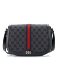 x Balenciaga The Hacker Project Flap Messenger Bag BB Canvas Medium