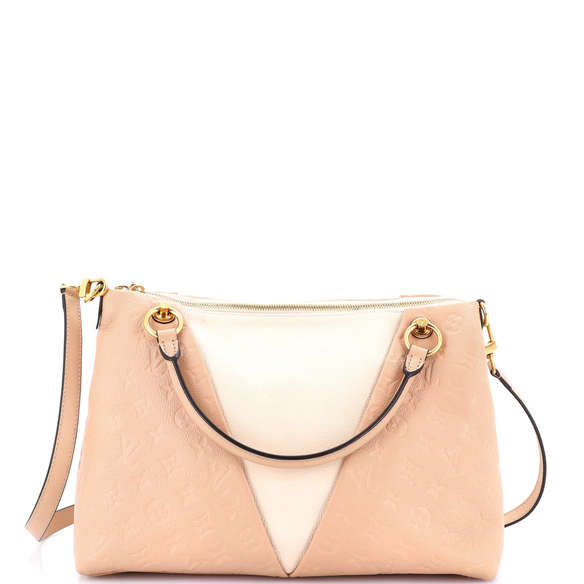 V Tote Monogram Empreinte Leather MM