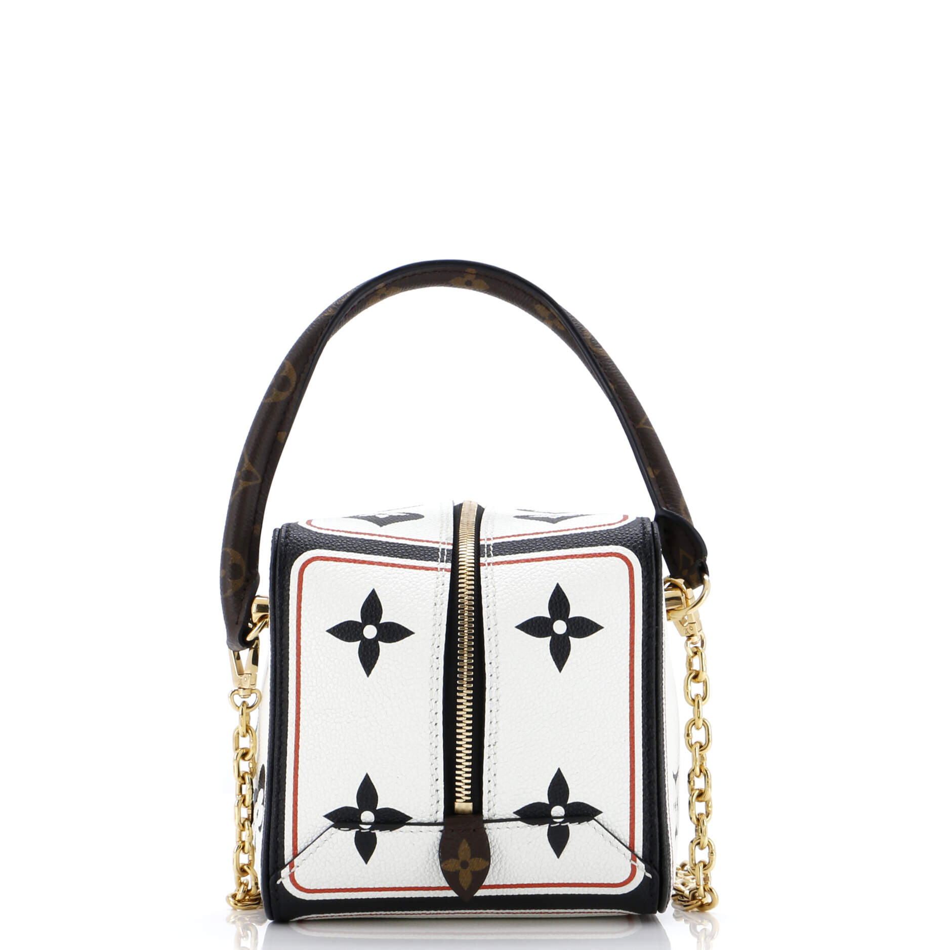 Square Bag Limited Edition Game On Leather with Monogram Canvas