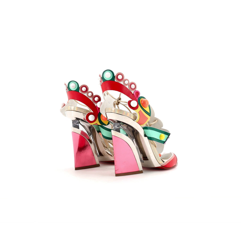 Womens Papagaya Levita Wedge Sandals Leather