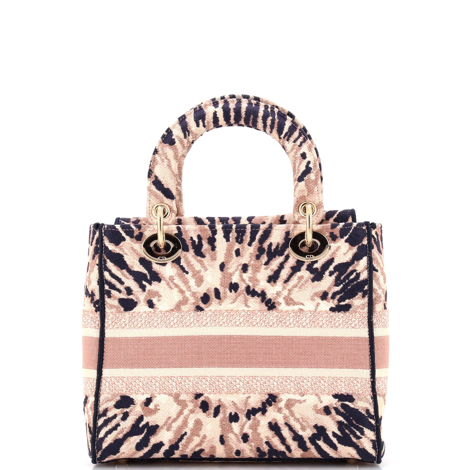 Lady D-Lite Bag Embroidered Canvas Medium