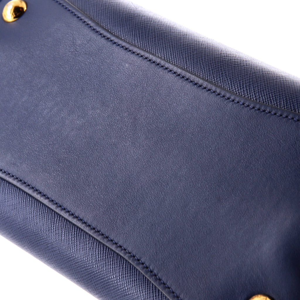 Bibliotheque Tote Saffiano with City Calf Small