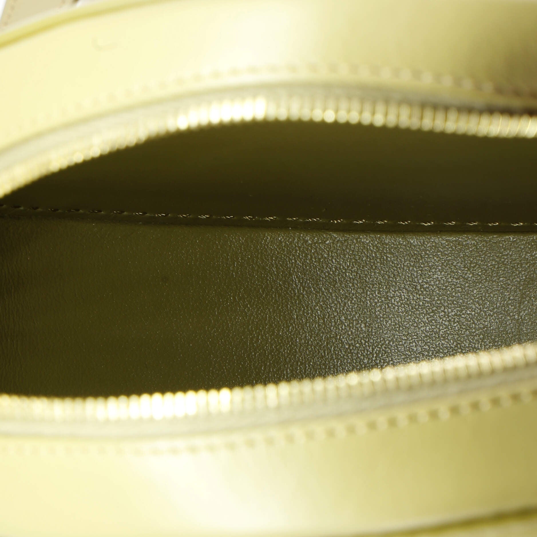 Triomphe Oval Crossbody Bag Leather Mini