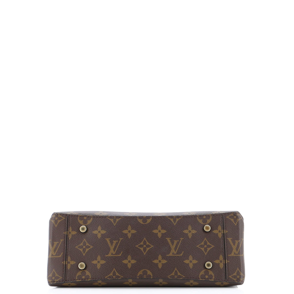 One Handle Flap Bag Monogram Canvas and Leather MM