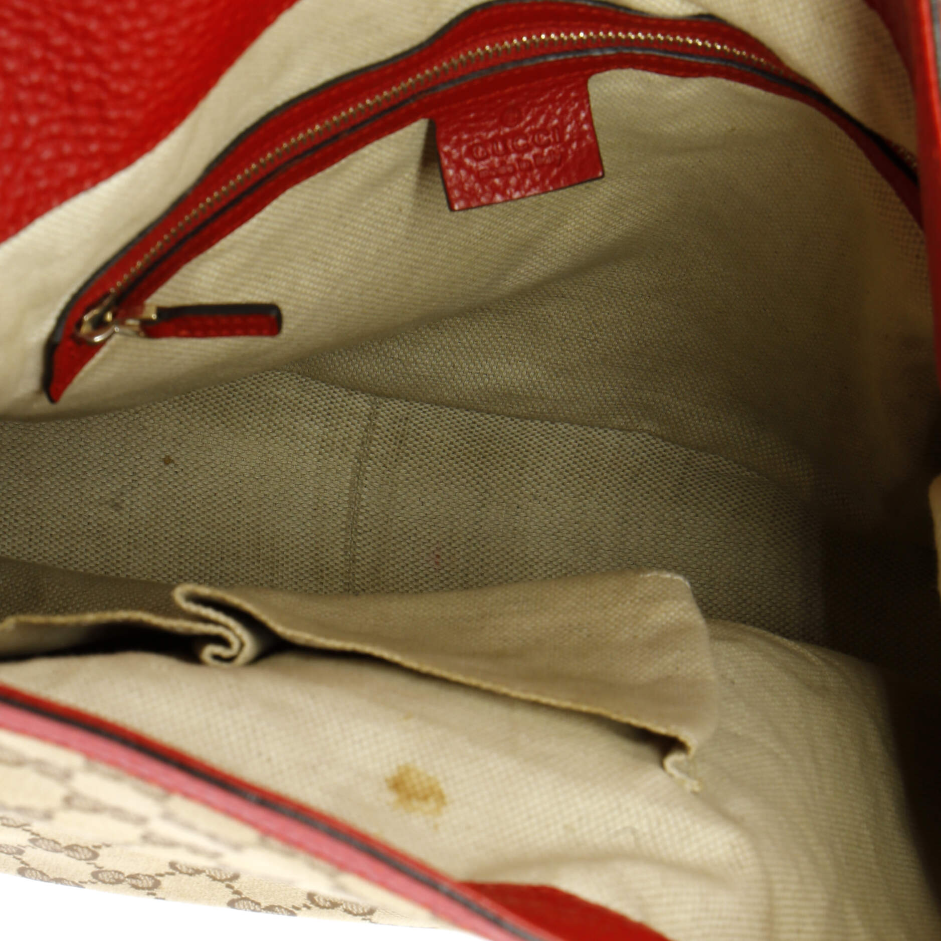 Diana Bamboo Shoulder Bag GG Canvas Medium