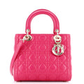 Lady Dior Bag Cannage Quilt Lambskin Medium