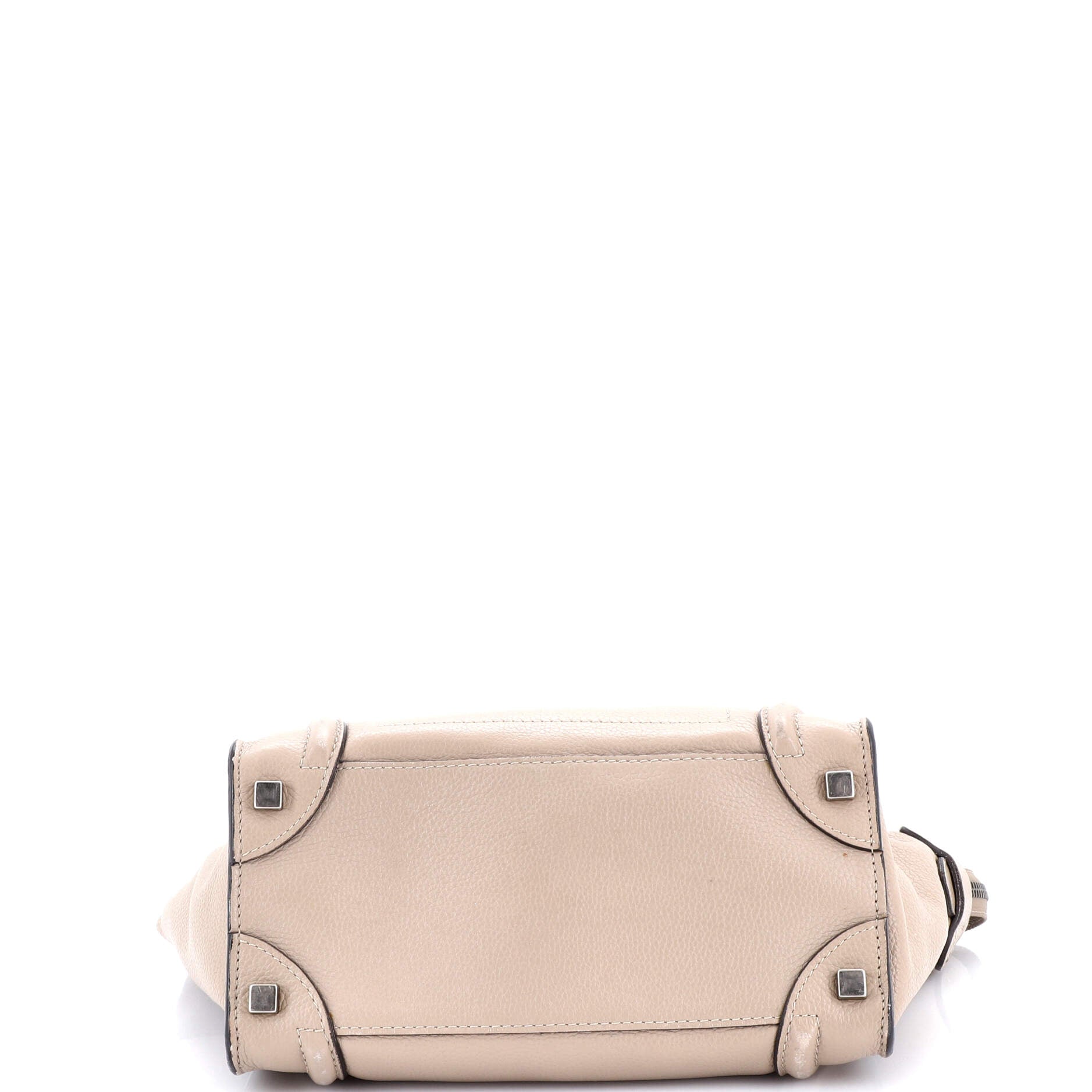 Luggage Bag Grainy Leather Micro