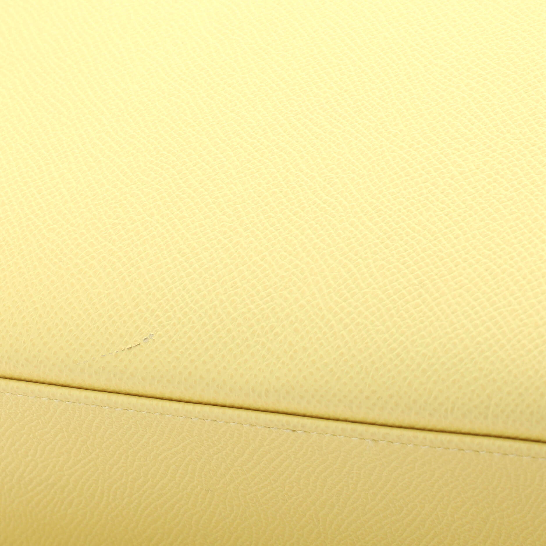 Kelly Handbag Jaune Poussin Epsom with Gold Hardware 25