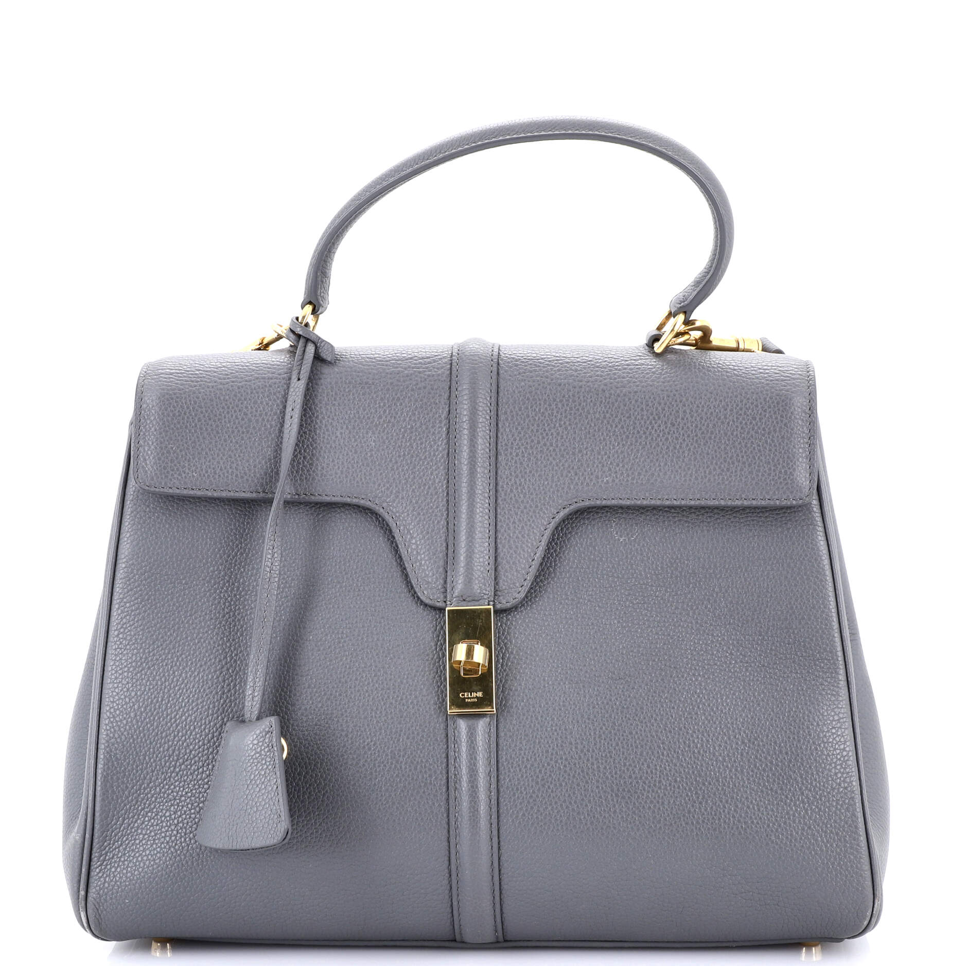 16 Top Handle Bag Grained Calfskin Medium