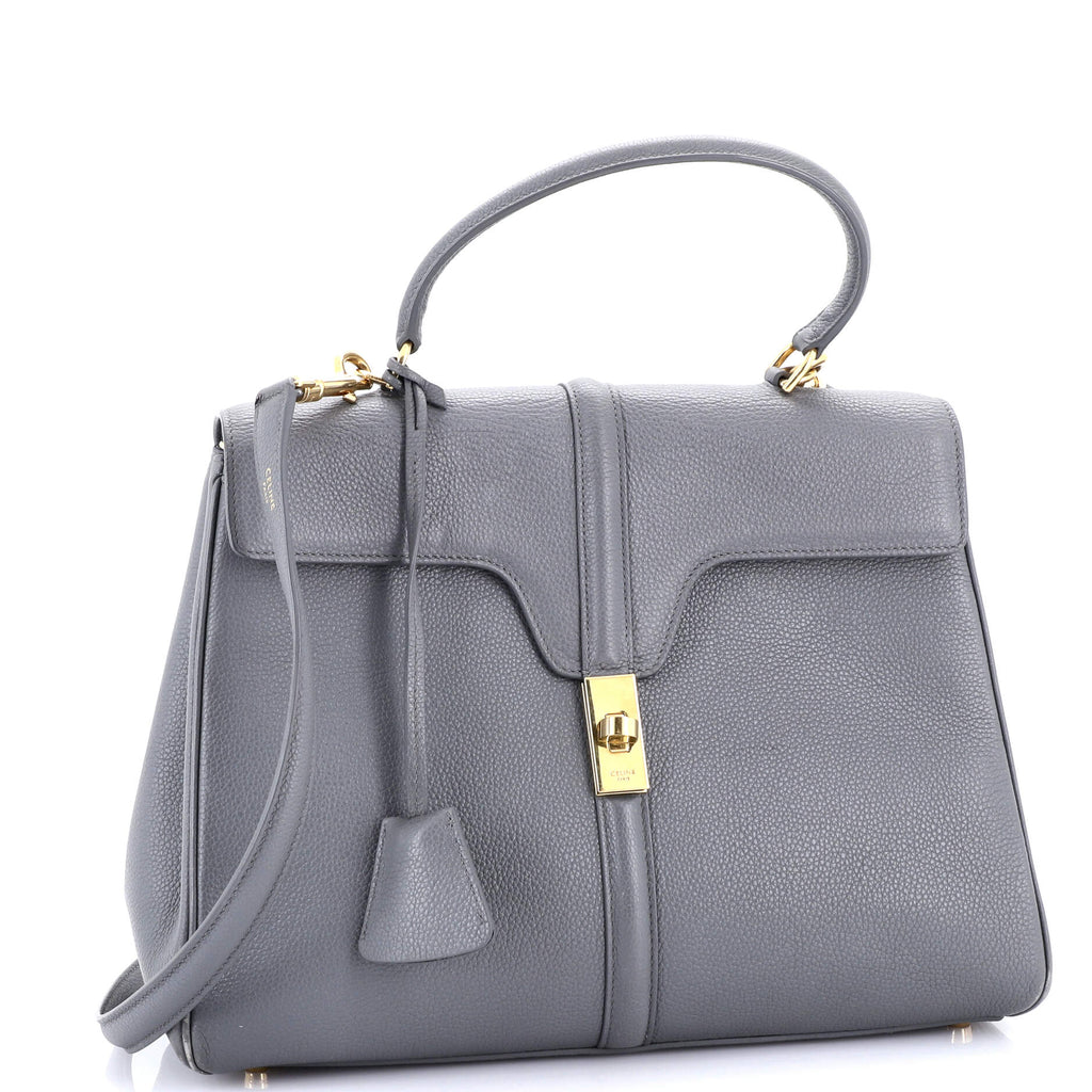 16 Top Handle Bag Grained Calfskin Medium