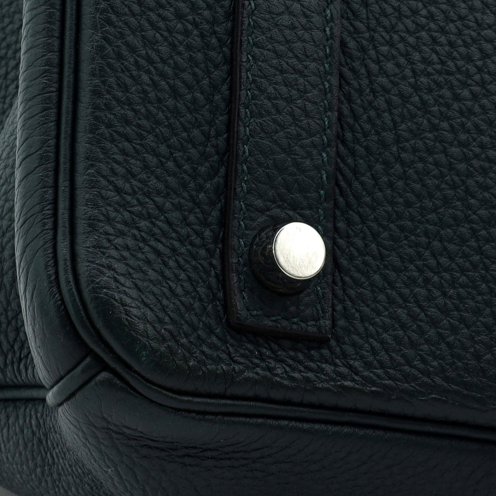 Birkin Handbag Vert Cypress Maurice with Palladium Hardware 30