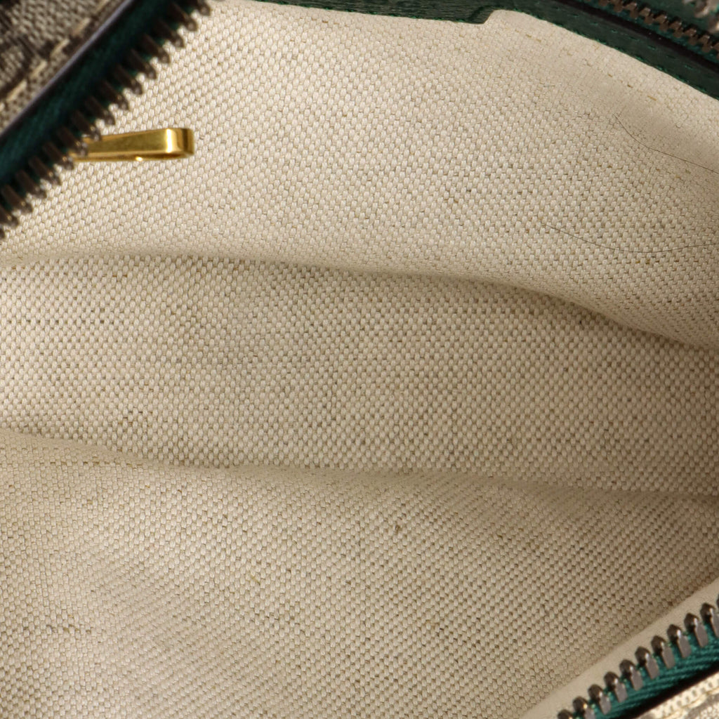 Front Zip Belt Bag GG Coated Canvas and Quilted Mini GG Canvas Medium