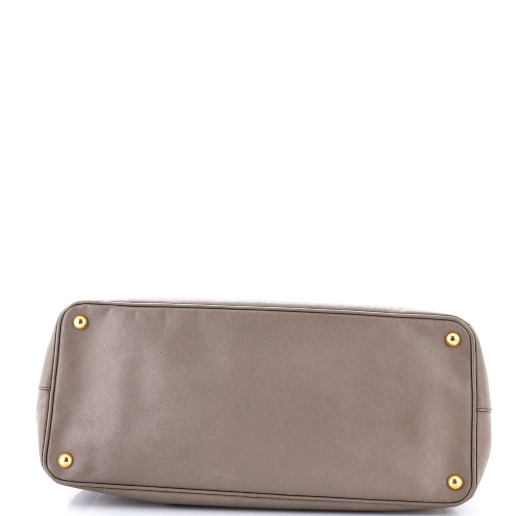 Double Zip Lux Tote Saffiano Leather XL