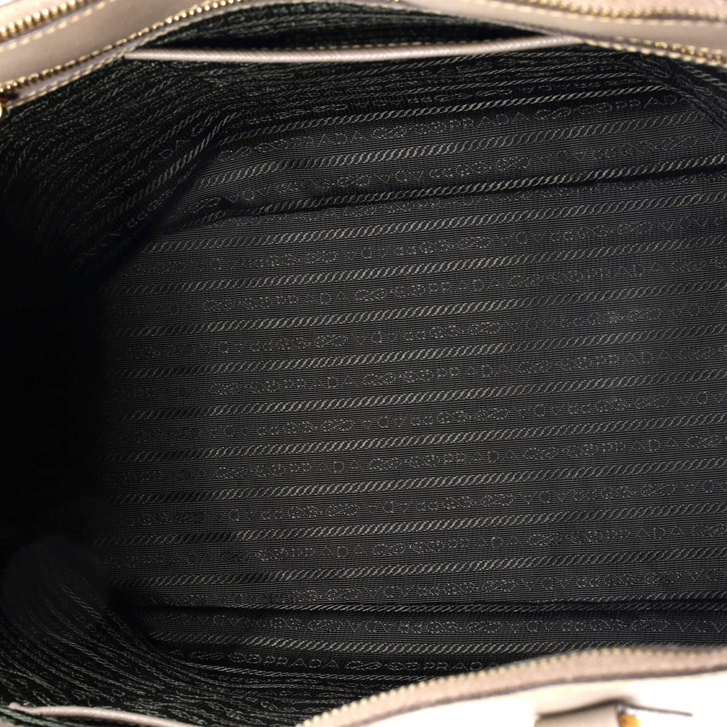 Double Zip Lux Tote Saffiano Leather XL