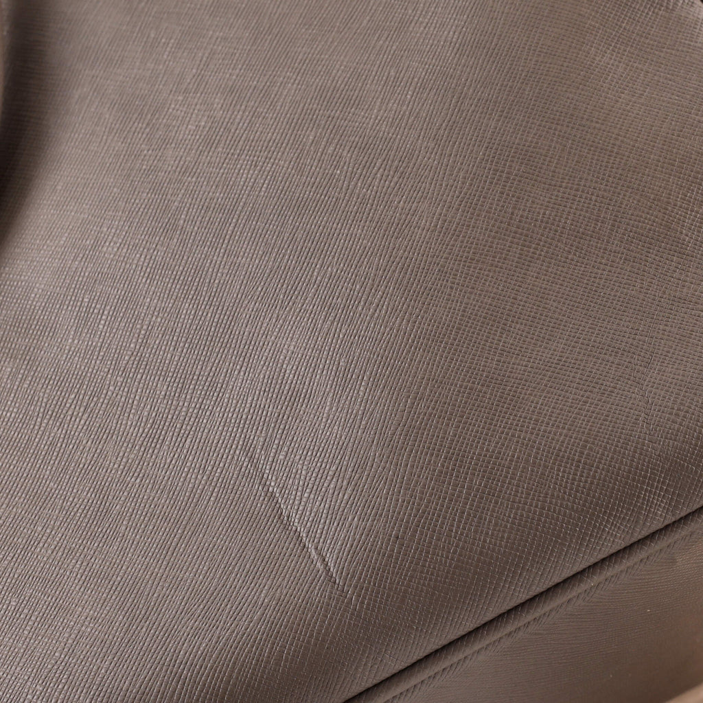 Double Zip Lux Tote Saffiano Leather XL