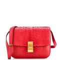Classic Box Bag Python Medium
