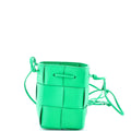 Cassette Bucket Bag Maxi Intrecciato Leather Mini