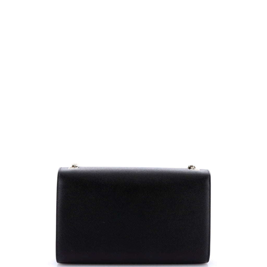 Classic Monogram Tassel Crossbody Bag Grainy Leather Small