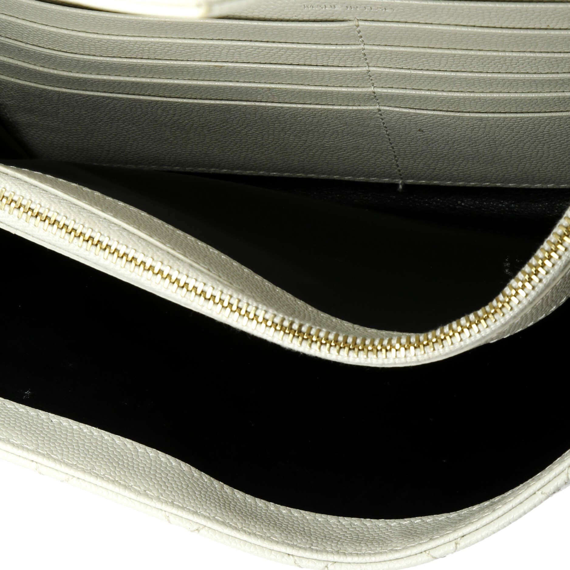 Classic Monogram Chain Wallet Mixed Matelasse Leather Medium