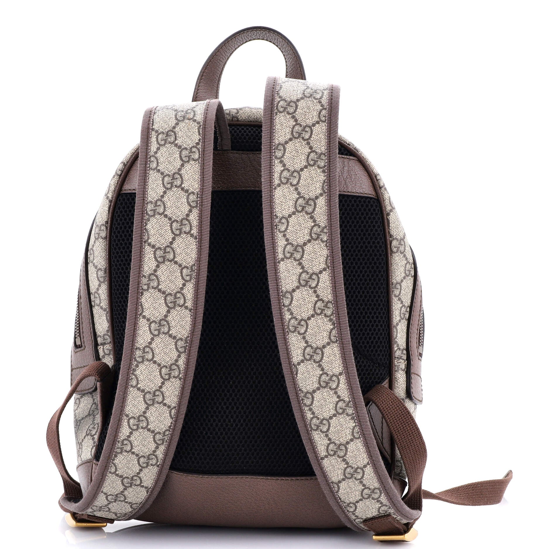 Ophidia Backpack GG Coated Canvas and Leather Small