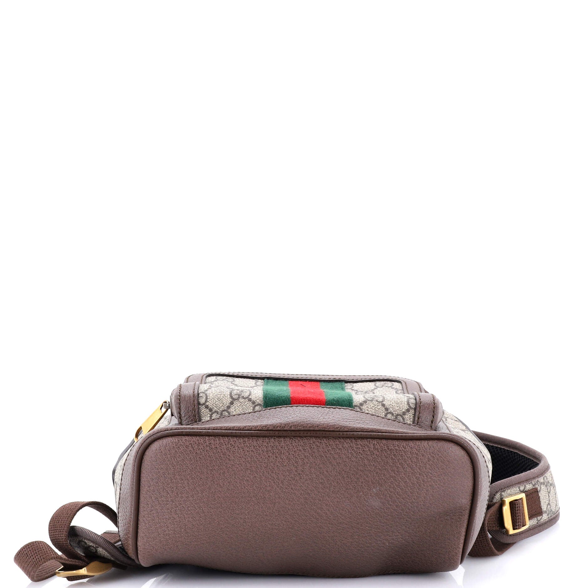 Ophidia Backpack GG Coated Canvas and Leather Small