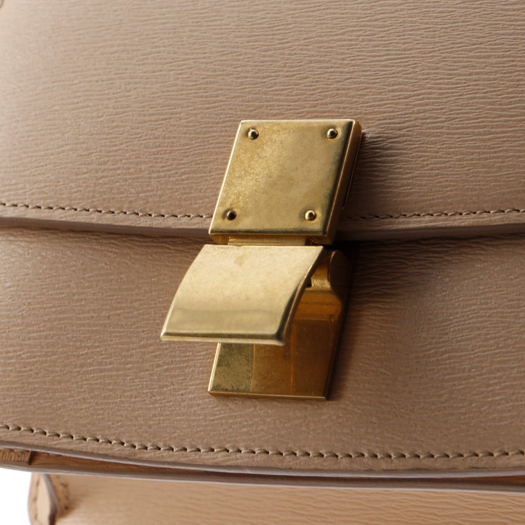 Classic Box Bag Grainy Leather Small