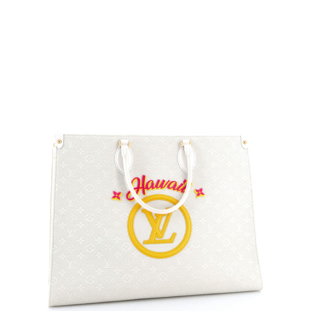 OnTheGo Tote Limited Edition Cities Monogram Jacquard and Tuffetage Canvas GM