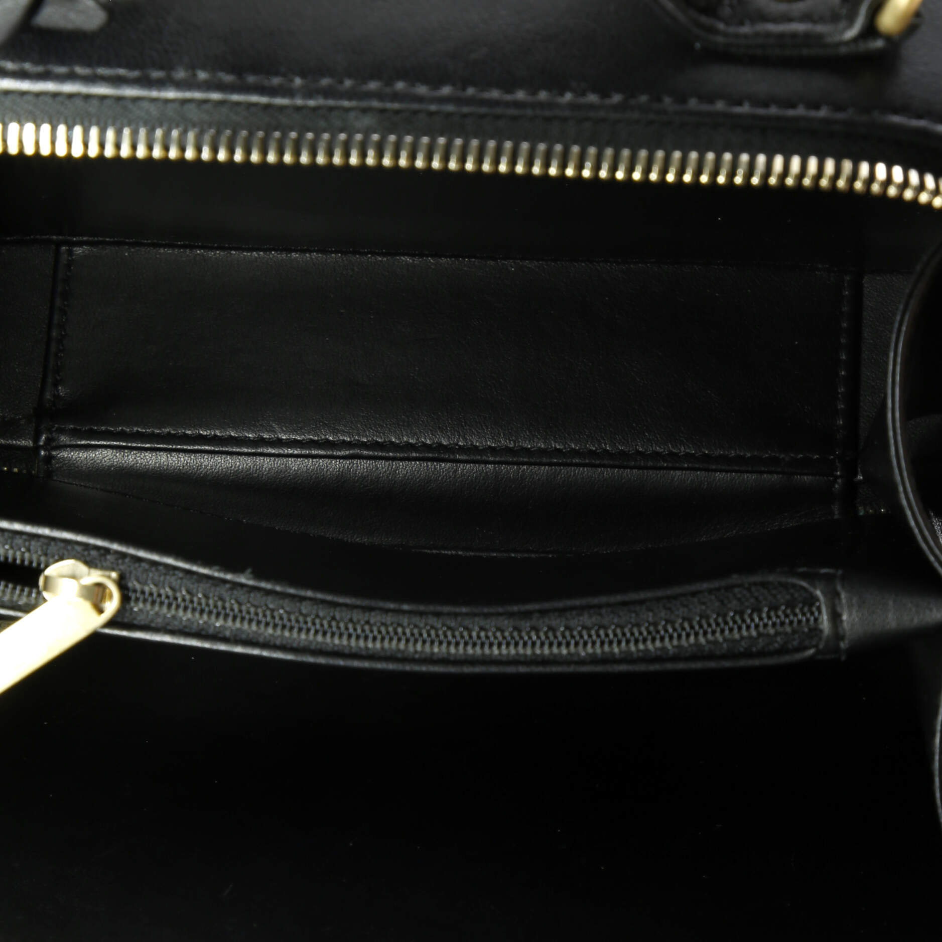 Filigree Vanity Case Quilted Goatskin with Chain Detail Medium