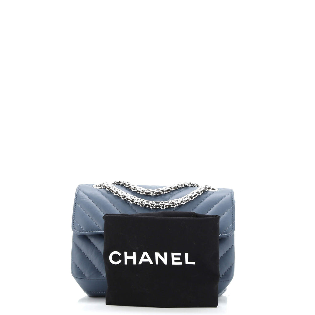 Reissue 2.55 Flap Bag Chevron Aged Calfskin Mini