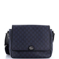Ophidia Flap Messenger Bag GG Coated Canvas Medium