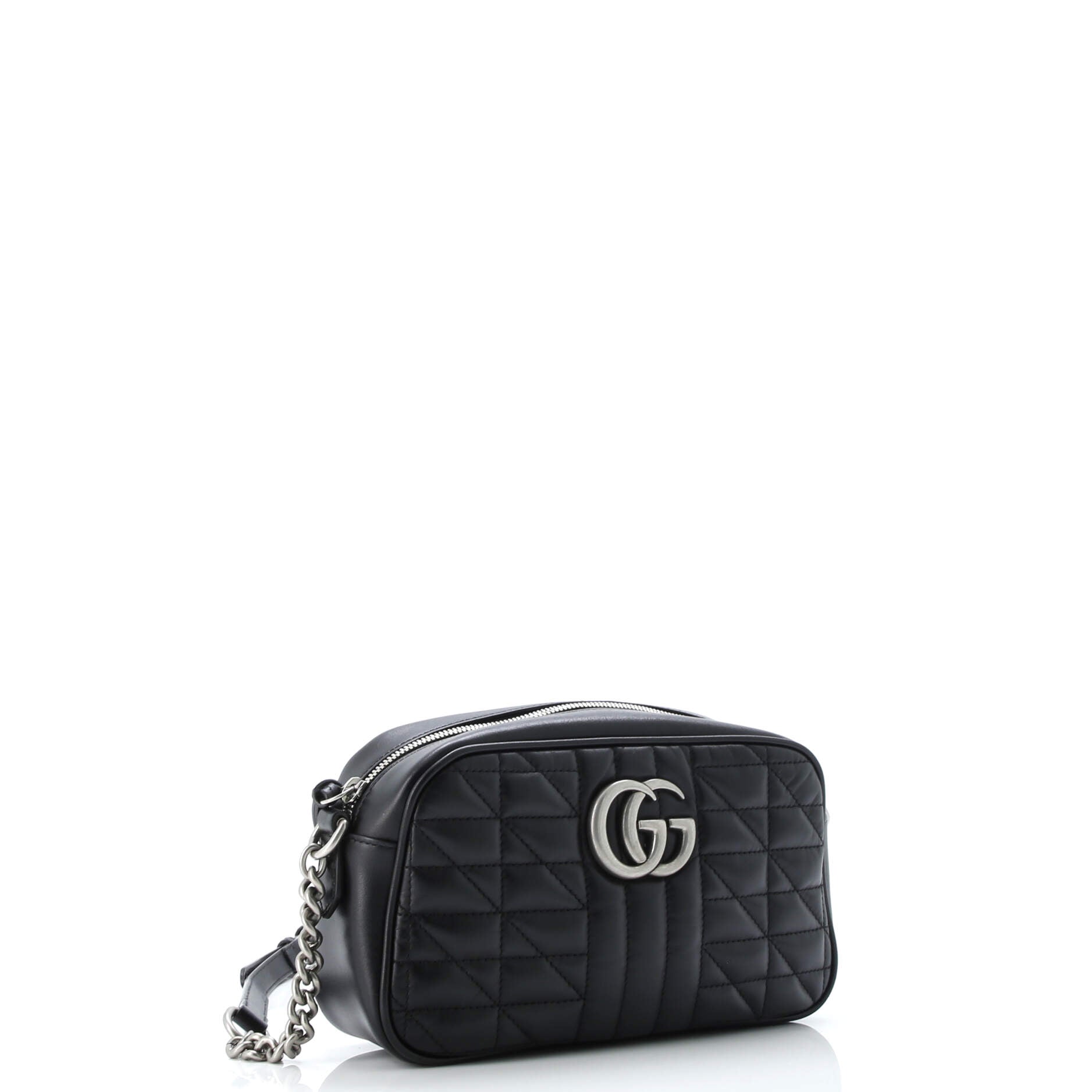 GG Marmont Shoulder Bag Mixed Matelasse Leather Small