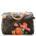 Speedy Handbag Limited Edition Monogram Roses 30
