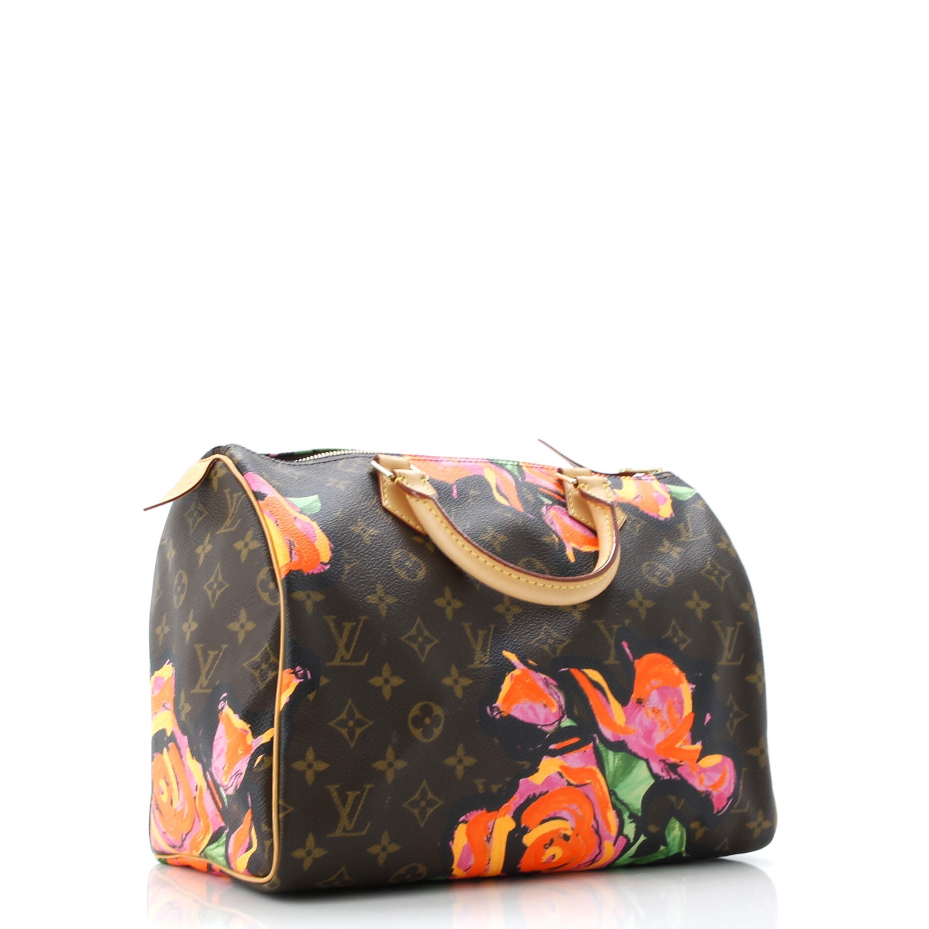 Speedy Handbag Limited Edition Monogram Roses 30