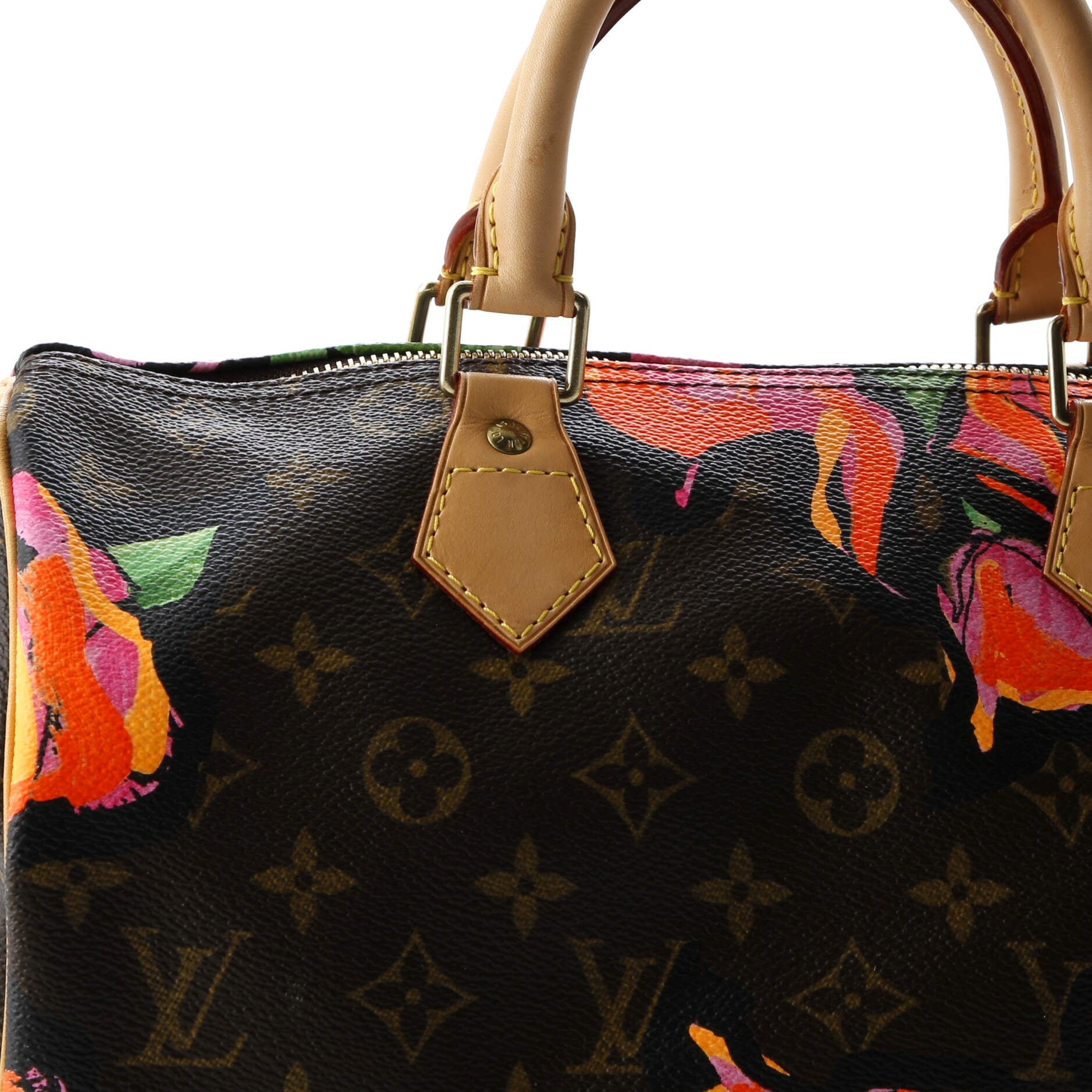 Speedy Handbag Limited Edition Monogram Roses 30