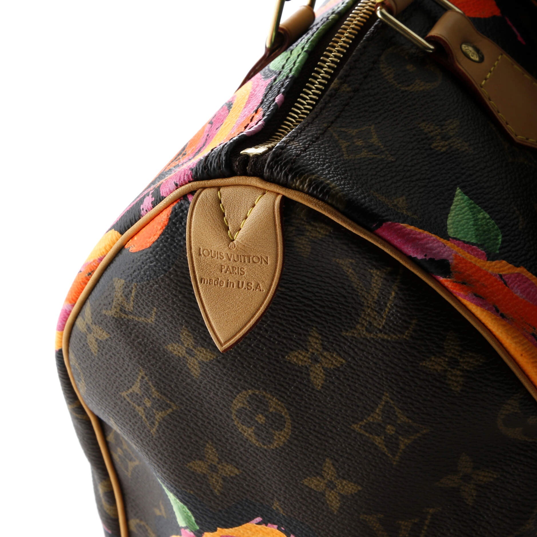 Speedy Handbag Limited Edition Monogram Roses 30