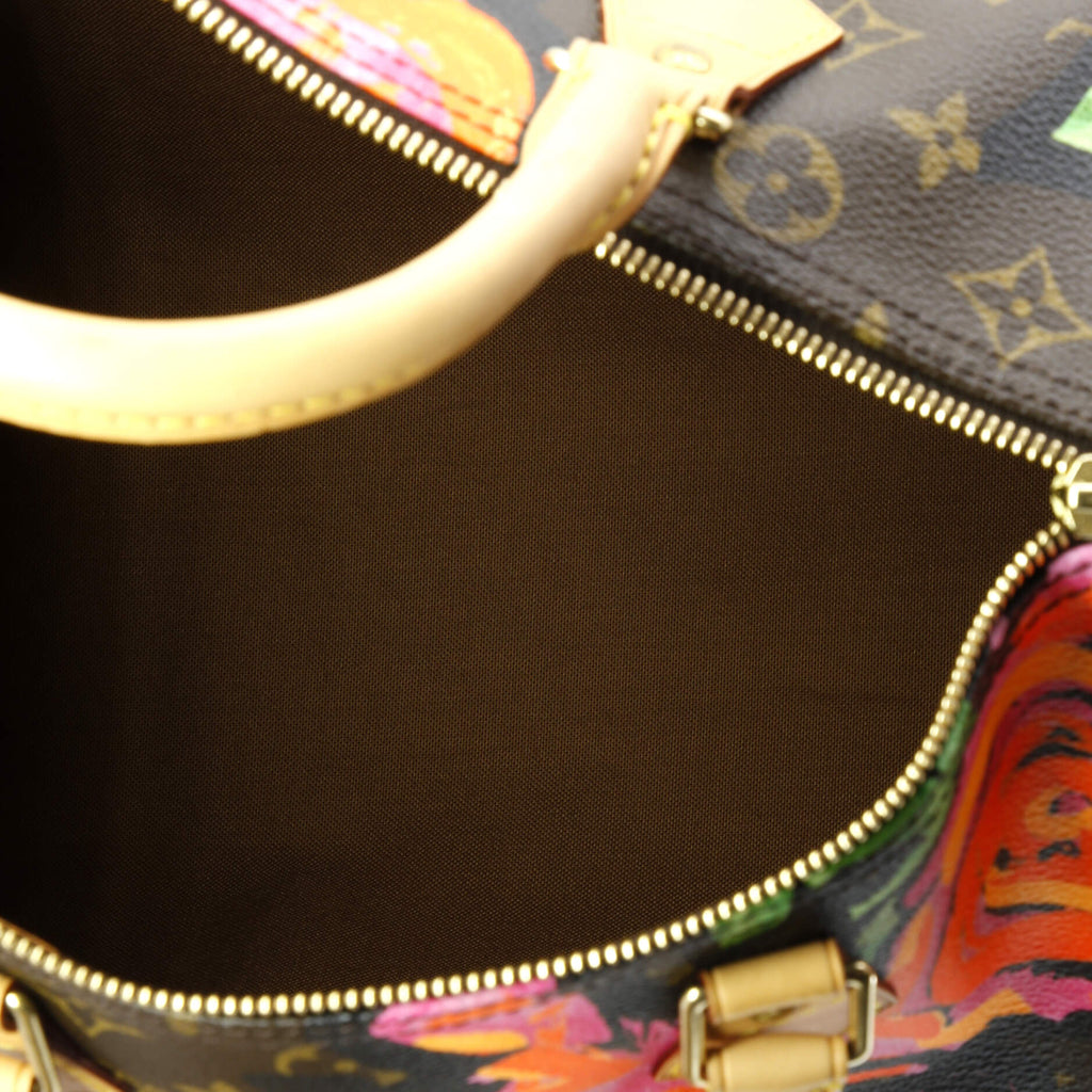 Speedy Handbag Limited Edition Monogram Roses 30