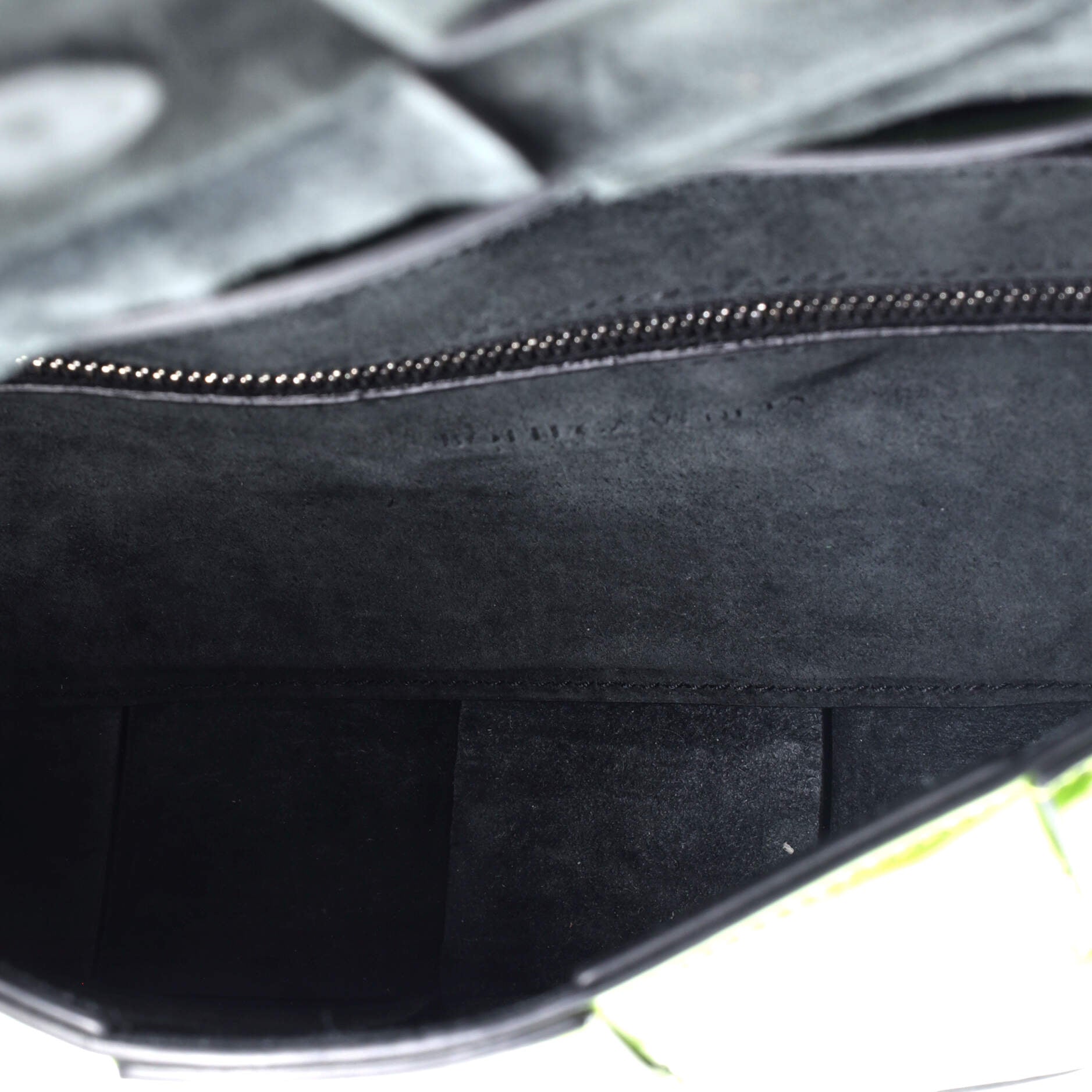 Cassette Crossbody Bag Maxi Intrecciato Crinkled Metallic Leather