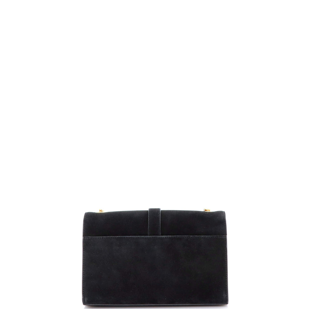 Classic Monogram Fringe Crossbody Bag Suede Small