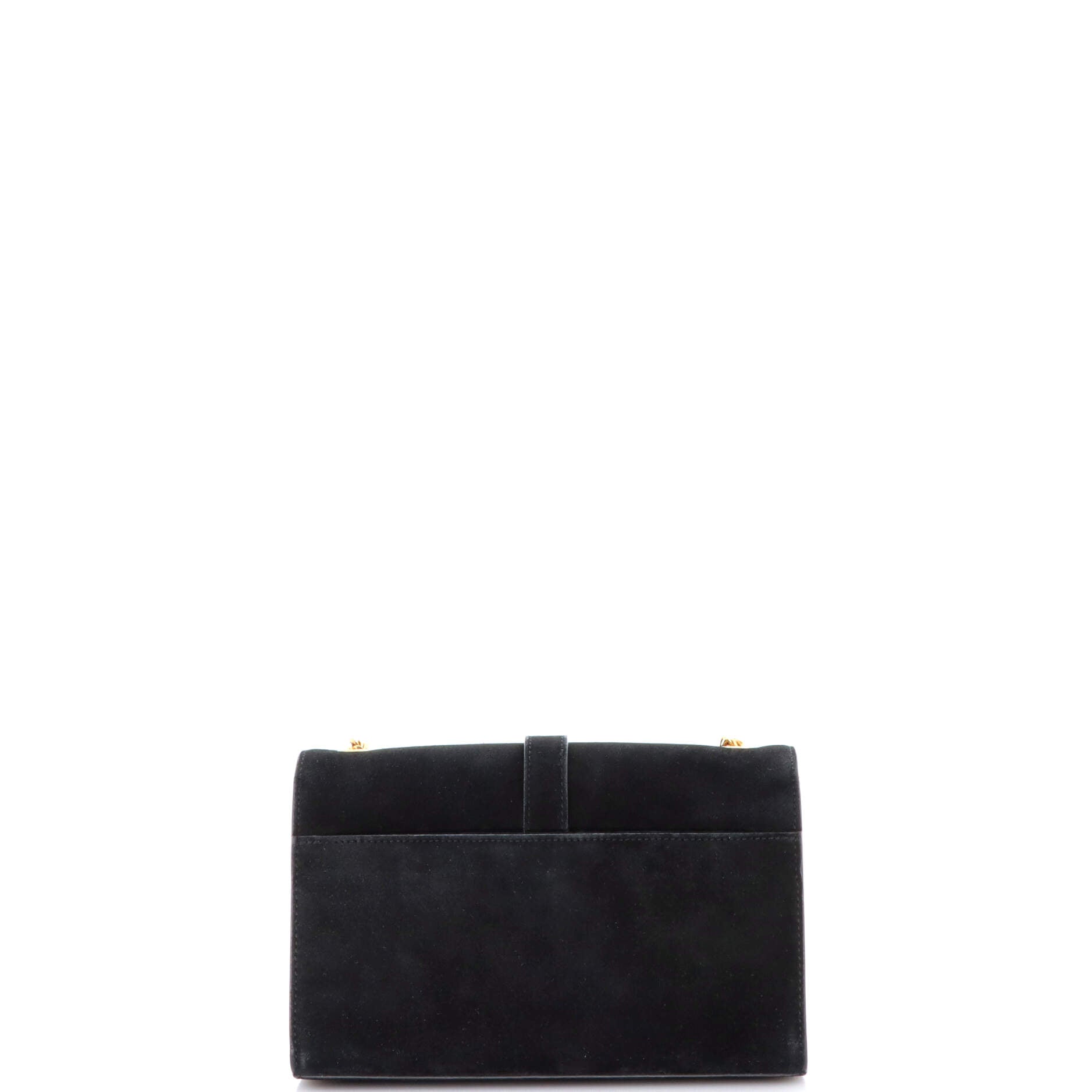 Classic Monogram Fringe Crossbody Bag Suede Small