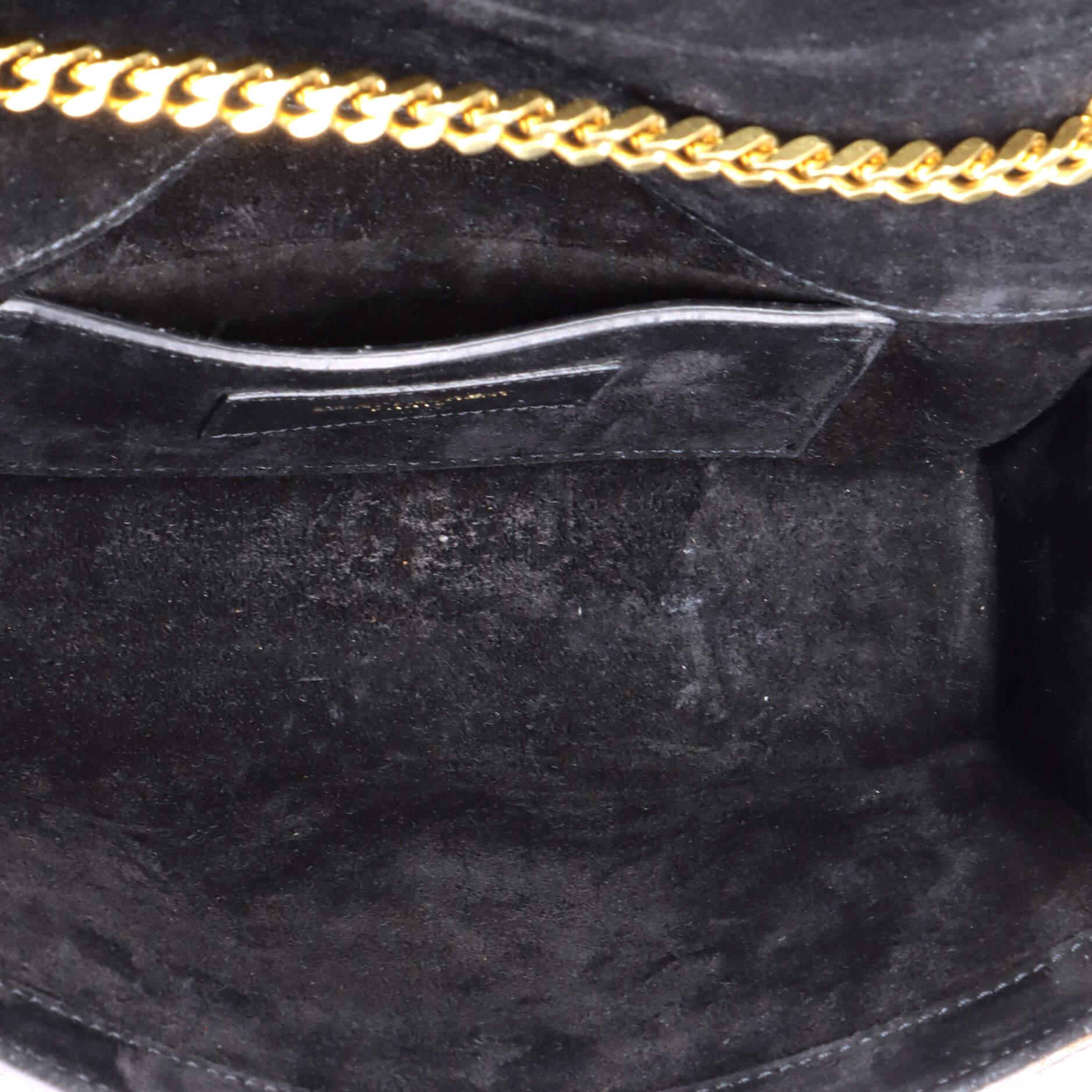 Classic Monogram Fringe Crossbody Bag Suede Small