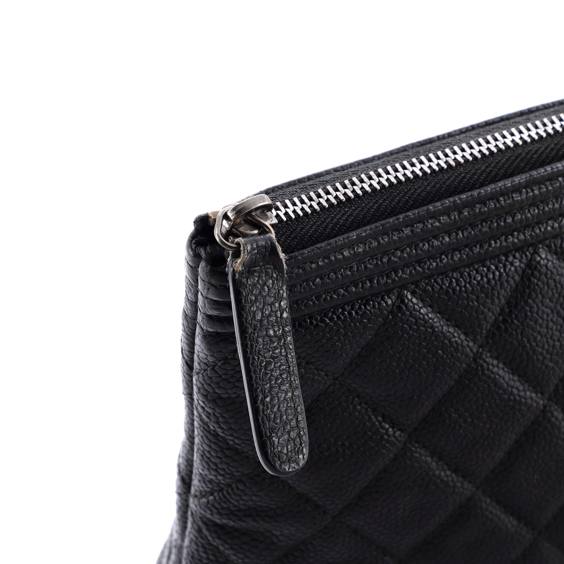 Boy O Case Clutch Quilted Caviar Medium