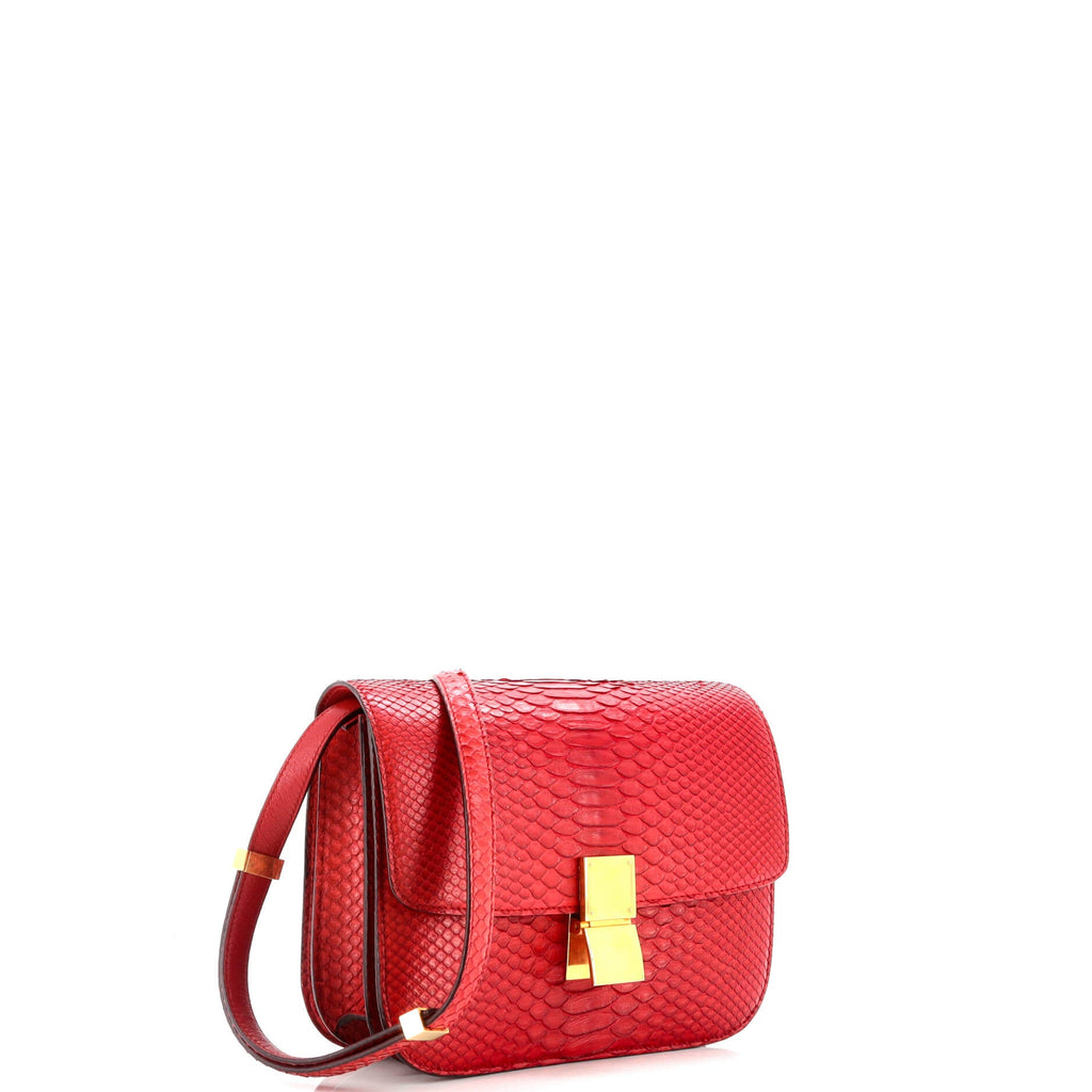Classic Box Bag Python Medium