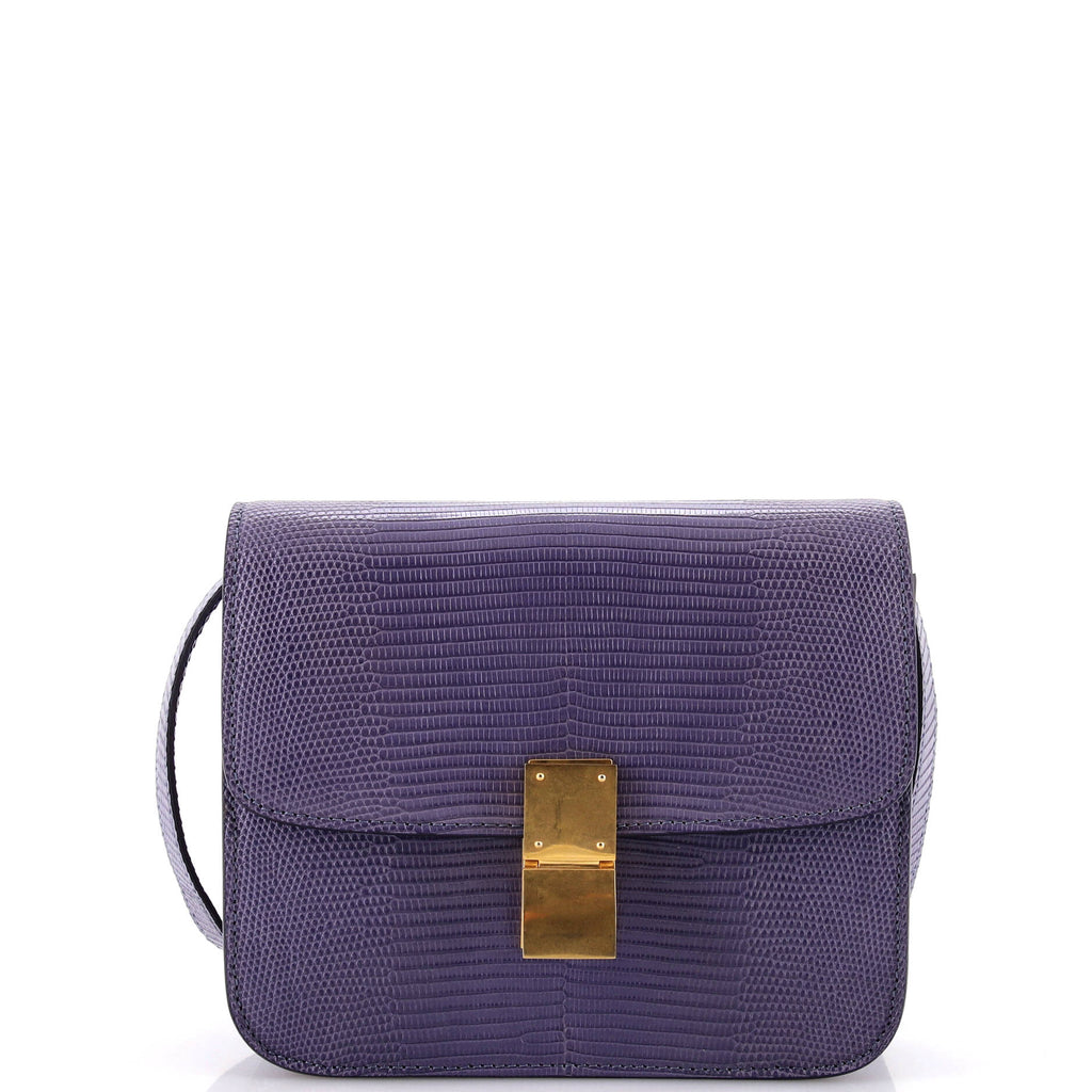 Classic Box Bag Lizard Small