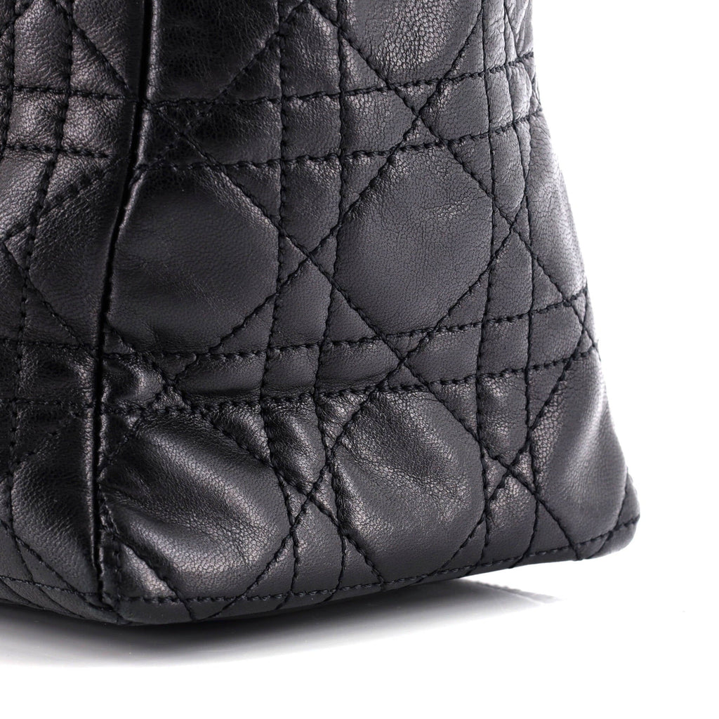 Lady Dior Bag Cannage Quilt Lambskin Medium
