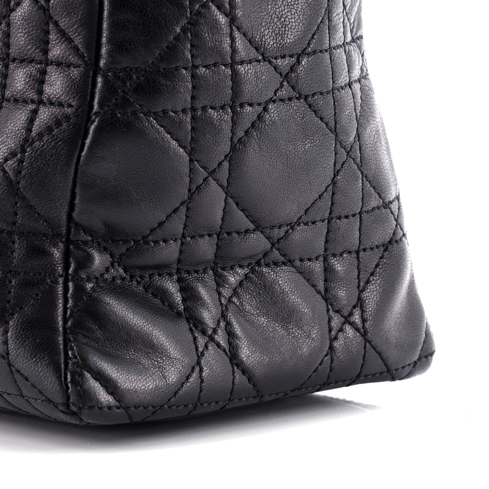 Lady Dior Bag Cannage Quilt Lambskin Medium