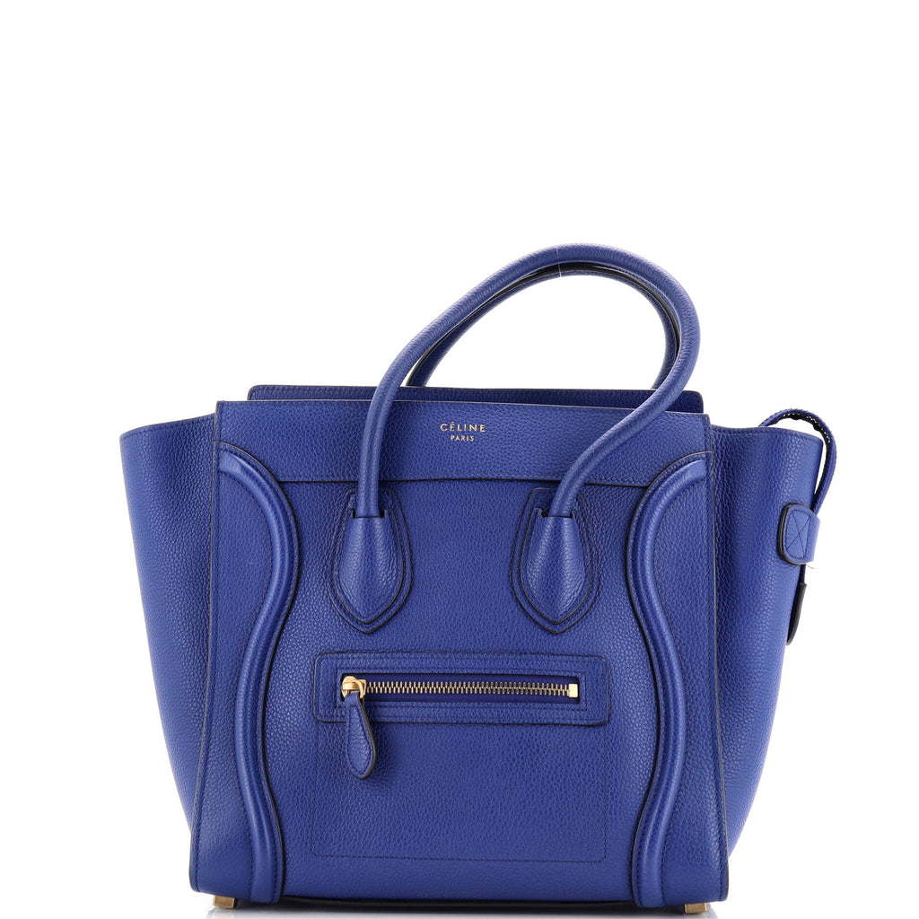 Luggage Bag Grainy Leather Micro