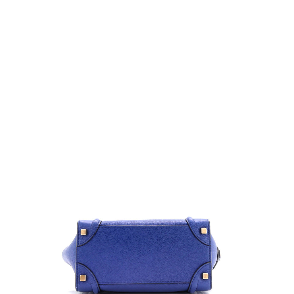 Luggage Bag Grainy Leather Micro