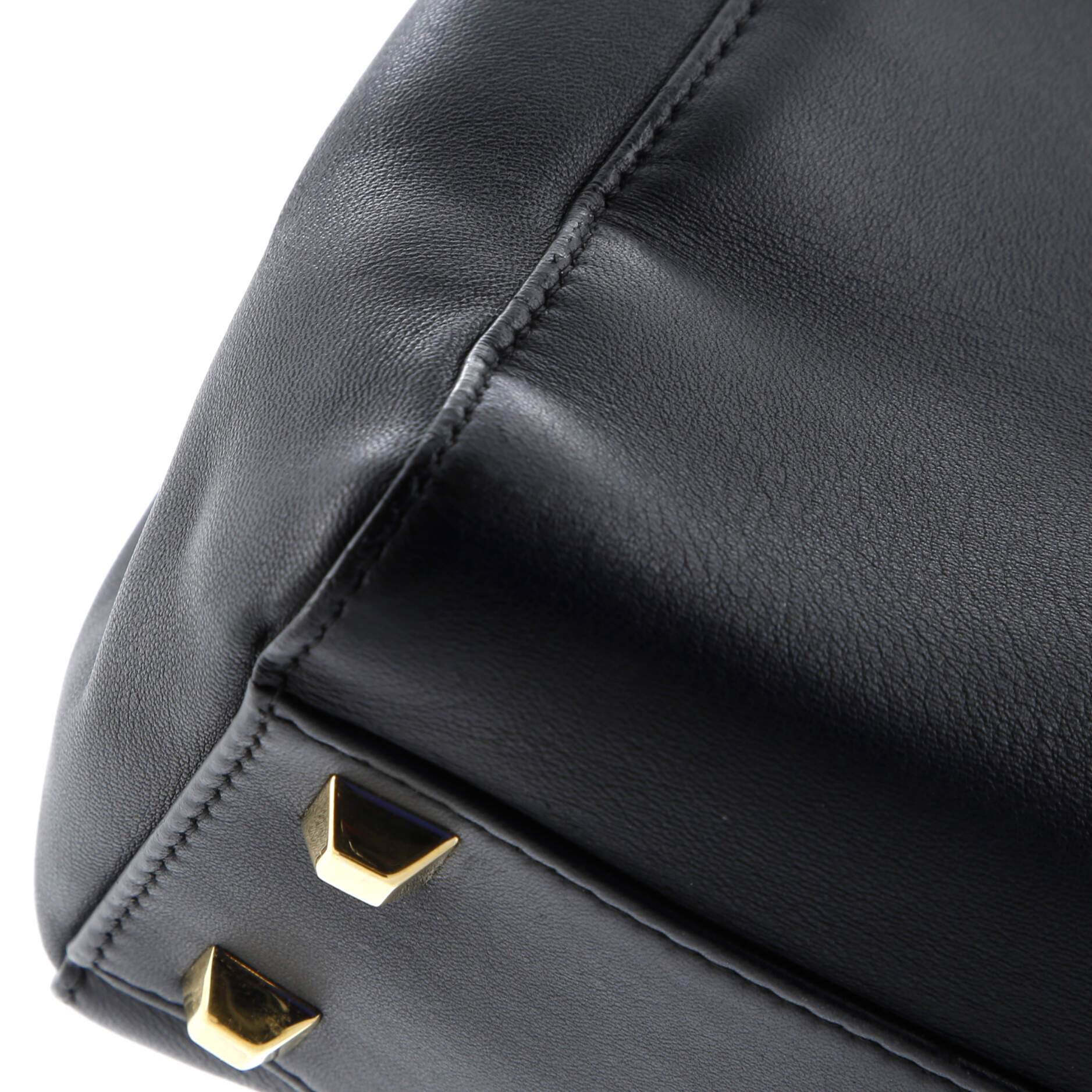 Peekaboo Bag Leather with Studded Detail Mini