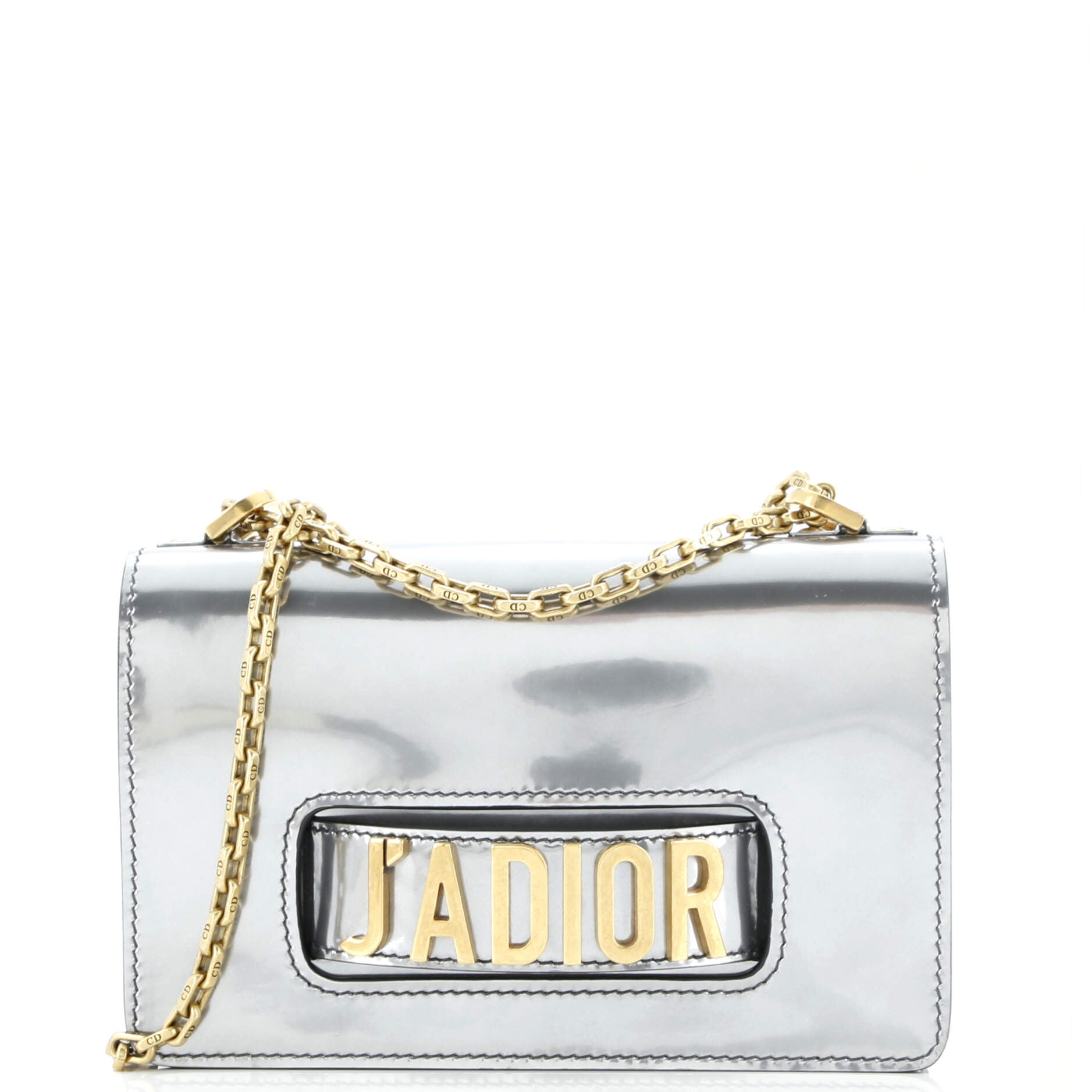 J'Adior Flap Bag Patent Medium