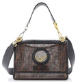 Kan I F Shoulder Bag Zucca Mesh Medium